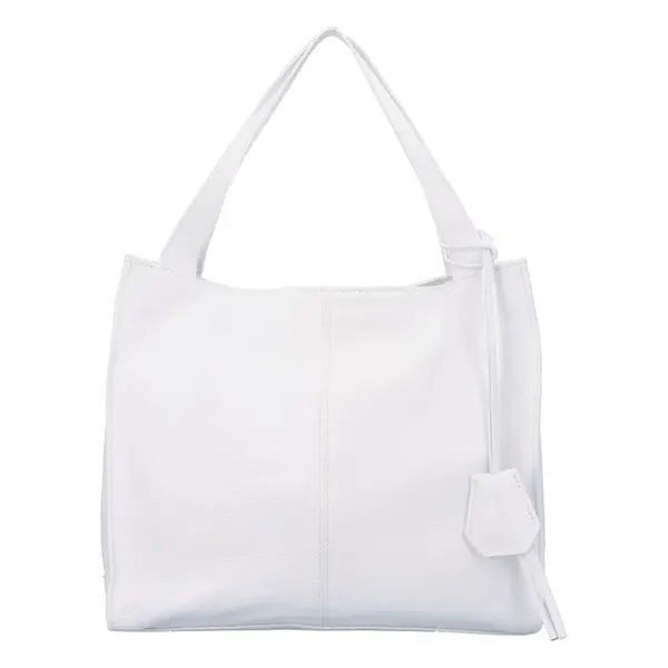 Dámská kožená kabelka bílá - ItalY Methy