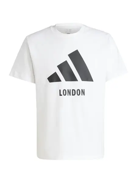 ADIDAS PERFORMANCE Funkčné tričko 'London'  čierna / biela