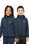 Jack Wolfskin softshellová bunda detská FOURWINDS JACKET KIDS