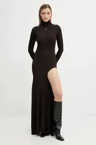 coperni  Šaty  Leg Cut-Out Rib Gown