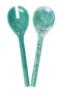 Šalátové lyžice Rice Soft Green 27 cm 2-pak