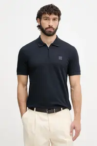 BOSS Orange polo pánské s bavlnou