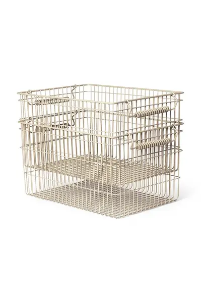Úložný kôš ferm LIVING Cala 2-pak
