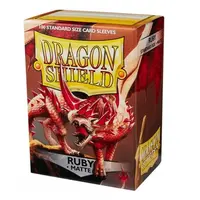 Obaly na karty Dragon Shield Protector - Matte Ruby - 100ks