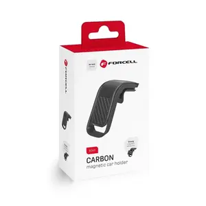 Držák do auta Forcell F-Grip Carbon B060 do větrací mřížky, černá