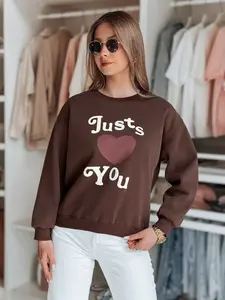 Dámska oversize mikina s nápisom