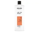 Čisticí šampon pro silně řídnoucí barvené vlasy Nioxin System 4 Scalp + Hair Shampoo - 1000 ml (99350180000) + dárek zdarma
