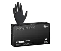 Silné nitrilové rukavice Espeon Nitril Premium - 100 ks, černé, velikost XL (100028) + dárek zdarma