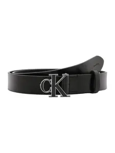 Calvin Klein Opasky  čierna / strieborná