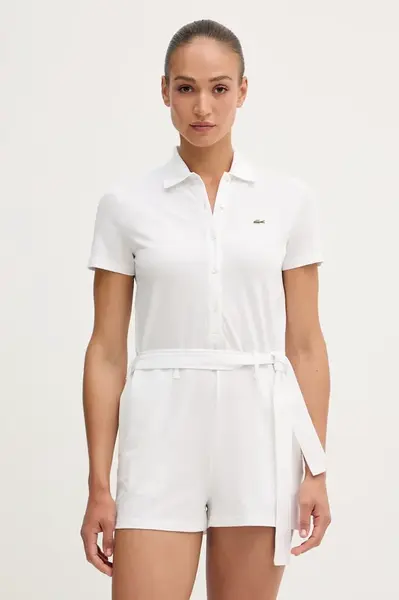 Lacoste overal dámský bavlněný s elastanem