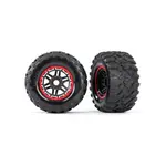 Traxxas kolo 2.8", pneu Maxx All-Terrain, disk černo-červený (2)