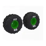 Arrma kolo s pneu dBoots Cut Chevron, disk zelený (2)