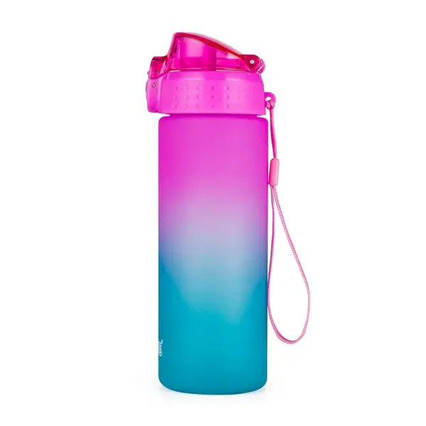 Oxybag OXY CLiCK - láhev na pití Ombre Blue - Pink, 600 ml
