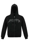 Ed Hardy Tepláková bunda 'Drag Shadow'  sivá / čierna
