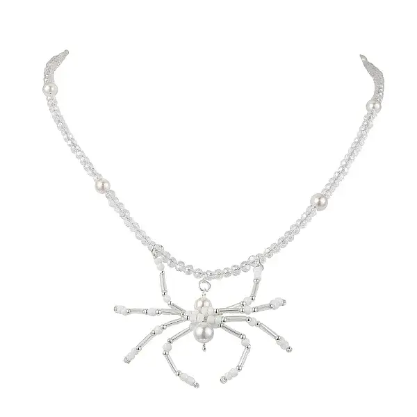 Halloween Spider Pendant Necklaces