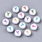 Opaque White Acrylic Beads