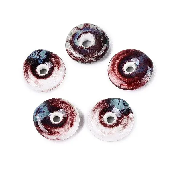 Vintage Handmade Porcelain Beads