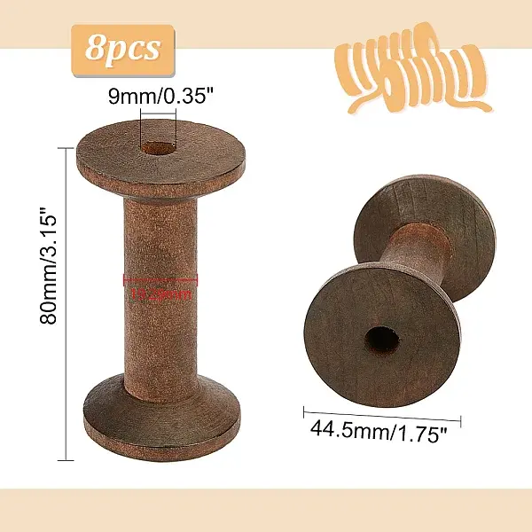 Wooden Empty Spools