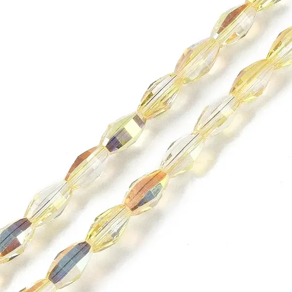 Electroplate Glass Beads Strands