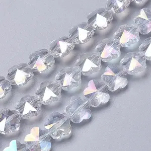 Electroplate Glass Beads Strands
