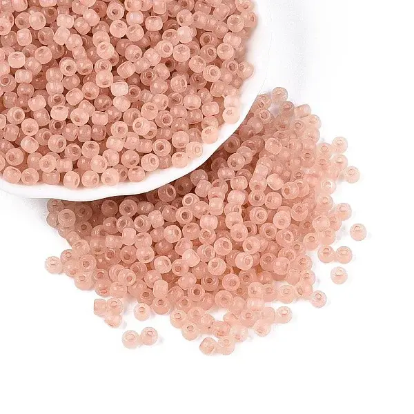 6/0 Transparent Inside Colours Glass Seed Beads