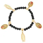 Alloy Virgin Mary Charm Bracelets