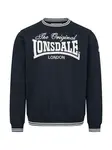 LONSDALE Mikina 'Clifton'  námornícka modrá / biela