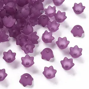 Transparent Acrylic Beads Caps