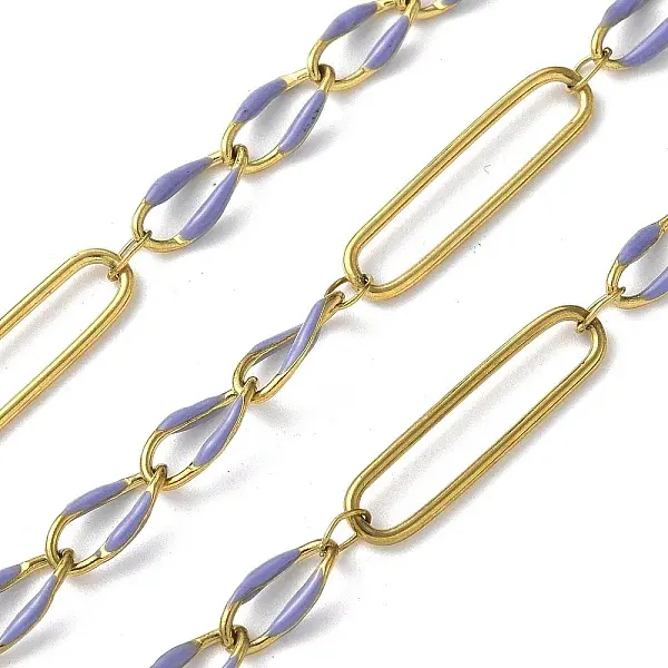 304 Stainless Steel Enamel Figaro Chains
