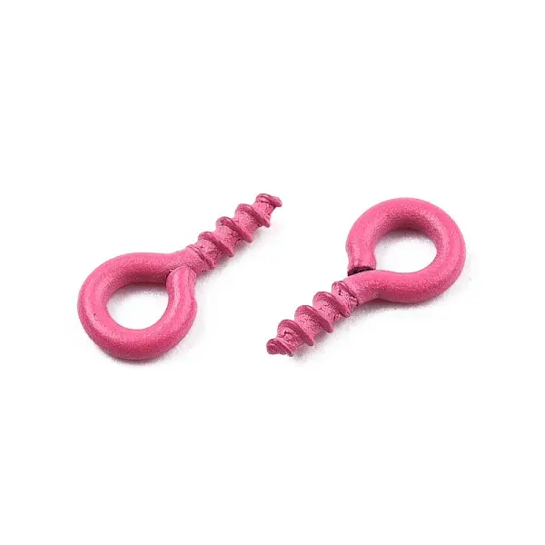 Spray Painted Iron Screw Eye Pin Peg Bails