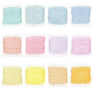 24Pcs 12 Colors Polyester Embroidery Threads
