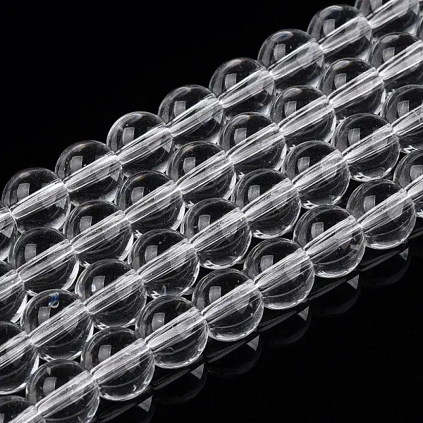 Transparent Glass Beads Strands