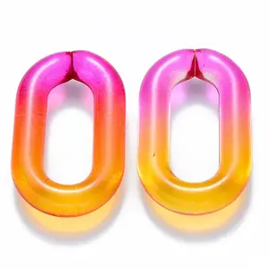 Two Tone Transparent Acrylic Linking Rings