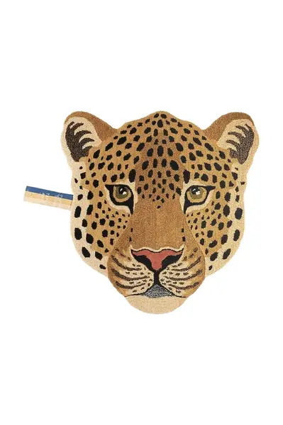 Doing Goods Vlněný koberec Doing Goods Himani Leopard Head