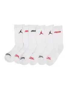 Jordan Ponožky  červená / čierna / biela