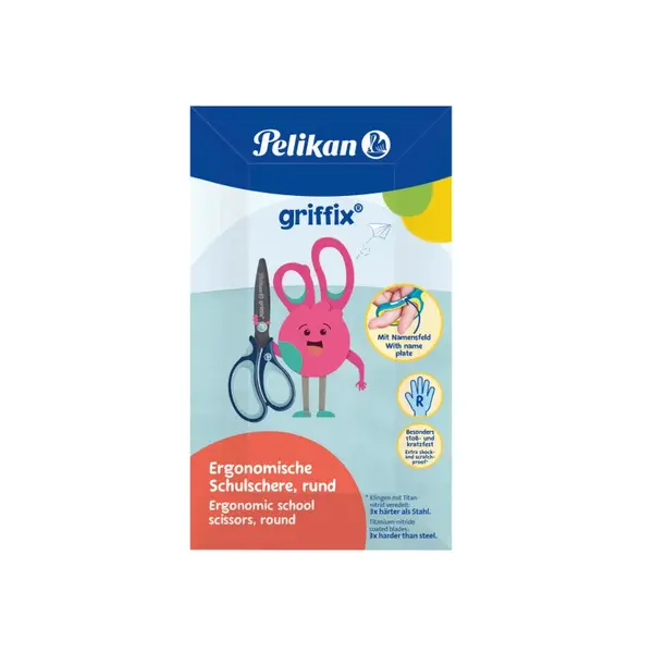 Pelikan - Nůžky Griffix pro praváky, modré