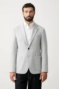 Tommy Hilfiger  jednoradové sako pánske s viskózou