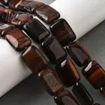 Dyed Natural Red Tiger Eye Beads Strands