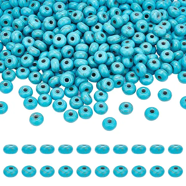 ARRICRAF Synthetic Turquoise Beads Strands
