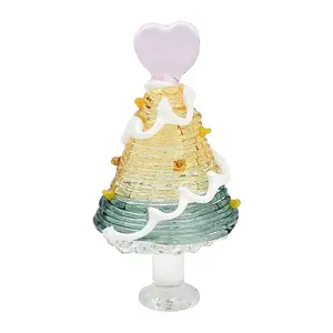 Handmade Lampwork Christmas Tree Ornaments