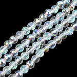 Electroplate Transparent Glass Beads