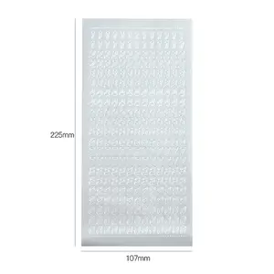 Letter PVC Adhesive Waterproof Stickers Self-Adhesive Stickers