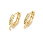 Brass Huggie Hoop Earring Findings