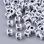 White Opaque Acrylic Beads