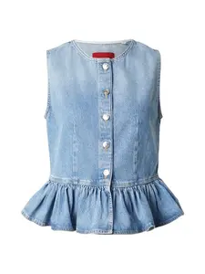 HUGO Blúzka 'Gimma'  modrá denim