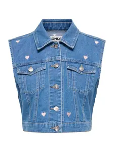 ONLY Vesta 'ONLVEGA'  modrá denim / strieborná