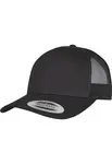 5-panel retro trucker kšiltovka černá