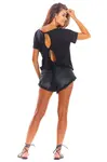 Awama Woman's Blouse A292 Black