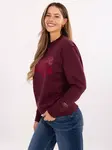Sweatshirt-D10608BC02801A4NO-burgundy