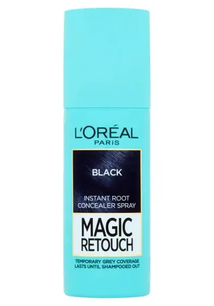 Sprej pro zakrytí odrostů Loréal Paris Magic Retouch - 75 ml, černá - L’Oréal Paris + dárek zdarma